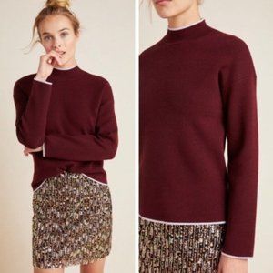BOGO Anthropologie Lizzie Mock Neck Sweater